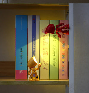 Cute LED Hero Table Lamp Mini Portable Cool Mecha Cute Robot Night Light Bedroom Home Decoration Kids Boys Gifts acacuss