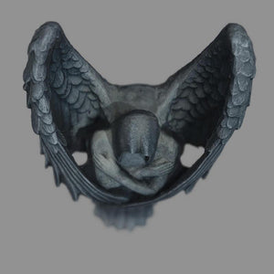2023 New Dark Angel Sculpture Resin Praying Angel Sculpture Figurine Gothic Desktop Black Sculptures For Home Decor Ornaments acacuss