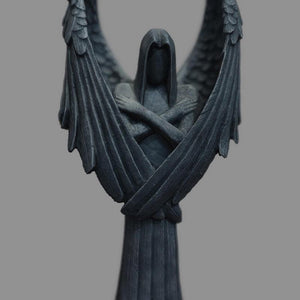 2023 New Dark Angel Sculpture Resin Praying Angel Sculpture Figurine Gothic Desktop Black Sculptures For Home Decor Ornaments acacuss