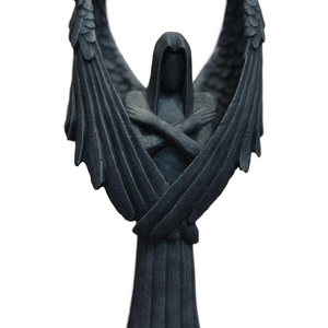 2023 New Dark Angel Sculpture Resin Praying Angel Sculpture Figurine Gothic Desktop Black Sculptures For Home Decor Ornaments acacuss
