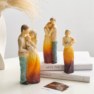 Decoration Bedroom Wedding Statues & Figurines Family Sculptures & Figurines Christmas Room Decors Aesthetic Kawaii Room Decor acacuss