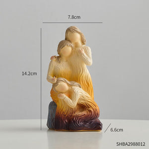 Decoration Bedroom Wedding Statues & Figurines Family Sculptures & Figurines Christmas Room Decors Aesthetic Kawaii Room Decor acacuss