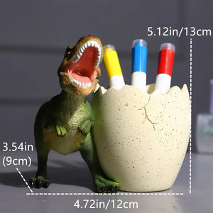 Desktop Pen Holder Desk Office Storage Organizer Pen Holders Desk Accessories Resin Statue Home Decor Sculpture Border Dog Bag acacuss