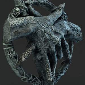 Devil Sculpture Baphomet Pendant Pentagram Claw Statue Dragon Decoration Crafts Dreamcatcher Gothic Ornament Decor Halloween acacuss
