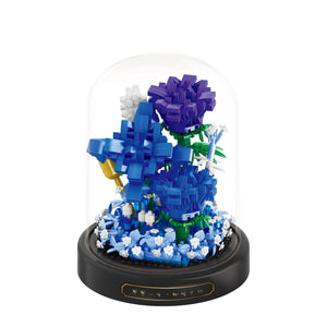 Diy Micro Flower Building Blocks Mini Bricks Particles Eternal Life Flowers Home Decoration Assembling Puzzle Toy Children Gift acacuss