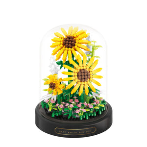 Diy Micro Flower Building Blocks Mini Bricks Particles Eternal Life Flowers Home Decoration Assembling Puzzle Toy Children Gift acacuss