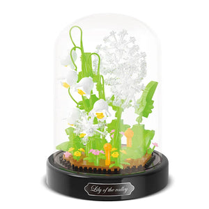 Diy Micro Flower Building Blocks Mini Bricks Particles Eternal Life Flowers Home Decoration Assembling Puzzle Toy Children Gift acacuss