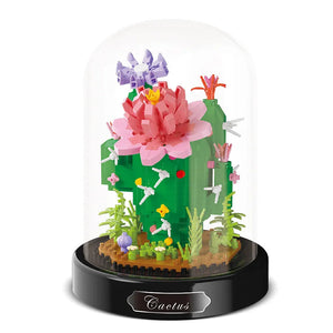 Diy Micro Flower Building Blocks Mini Bricks Particles Eternal Life Flowers Home Decoration Assembling Puzzle Toy Children Gift acacuss
