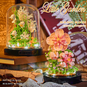Diy Micro Flower Building Blocks Mini Bricks Particles Eternal Life Flowers Home Decoration Assembling Puzzle Toy Children Gift acacuss