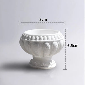 Doric Roman Pillar Nordic Gypsum Decoration Home Mini Gypsum Pillar Candlestick INS Sense of Atmosphere Photography Painting Pro acacuss