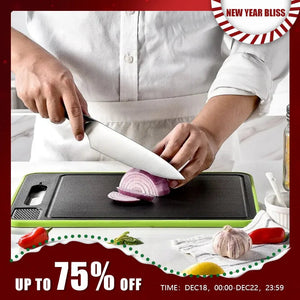 Double Sided Cutting Board with Thawing Function Kitchen Grinding Chopping Multifunctional Sharpener Grinding Cutting Board acacuss