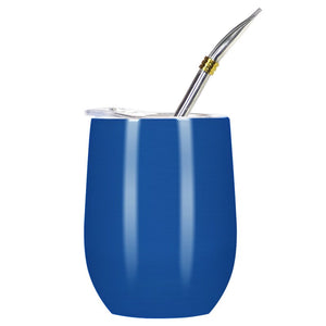 Double Wall 304 Stainless Steel Cup Heat Resistant Portable Yerba Mate Tea Mug With Straw and Lid acacuss