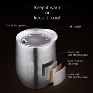 Double Wall 304 Stainless Steel Cup Heat Resistant Portable Yerba Mate Tea Mug With Straw and Lid acacuss