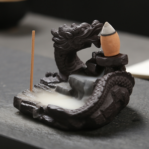Dragon Backflow Incense Burner for Cones and Sticks acacuss