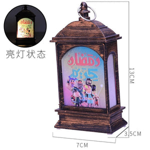 2023 EID Mubarak LED Light Table Ornaments 3D Acrylic Night Lamp Muslim Ramadan Party Eid Al Adha Ramadan Decoration for Home acacuss