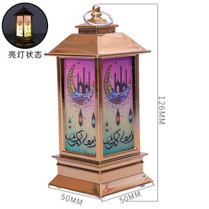 2023 EID Mubarak LED Light Table Ornaments 3D Acrylic Night Lamp Muslim Ramadan Party Eid Al Adha Ramadan Decoration for Home acacuss