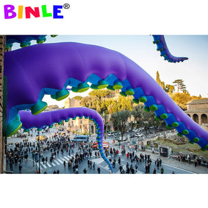 Elegant super giant inflatable octopus tentacles with affordable price inflatable octopus arm for Halloween decoration acacuss