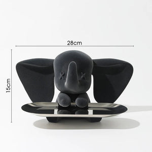 Elephant Pallet Figurines Modern Resin Universal Cell Mobile Phone Statue sculptures Home Office Desk Decor Gift for Man acacuss