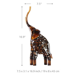 Environment-friendly Metal Sculpture Iron Braided Giraffe Model Home Room Decorative Articles Handicrafts Good Gift acacuss