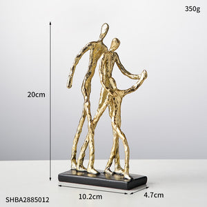 Extravagance Art Decor Abstract Character Ornaments Resin Figurines Office Accessories Room Decorations Vintage Home Decor Gift acacuss