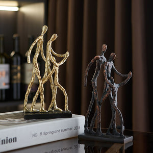 Extravagance Art Decor Abstract Character Ornaments Resin Figurines Office Accessories Room Decorations Vintage Home Decor Gift acacuss