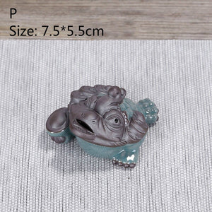 F Bonsai Fairy Garden Ornament Ceramic Figure Ge Yao Zen Meaning Little Monk Micro Landscape Home Decoration Accessories Tea Pet acacuss