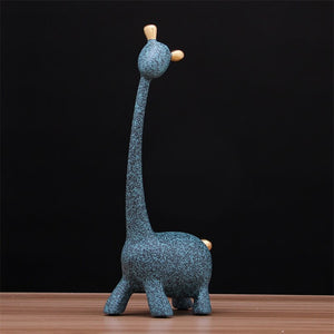 Figurine Decorative Resin Statue For Home Decoration European Creative Wedding Gift Giraffe Statues Home Decor Sculpture acacuss