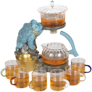 ACACUSS Frog Teapot Set Unique Glass Teapot Chinese Style Household Jinchan Tea Maker Teapot - ACACUSS
