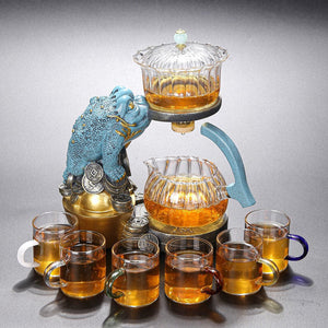 ACACUSS Frog Teapot Set Unique Glass Teapot Chinese Style Household Jinchan Tea Maker Teapot - ACACUSS