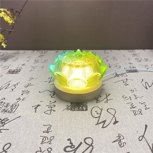 Glass Incense Stove Large Household Indoor Plate Incense Pagoda Incense Seal Stove Lotus Creative Sandalwood Tea acacuss