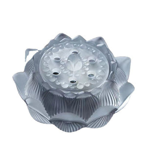 Glass Incense Stove Large Household Indoor Plate Incense Pagoda Incense Seal Stove Lotus Creative Sandalwood Tea acacuss