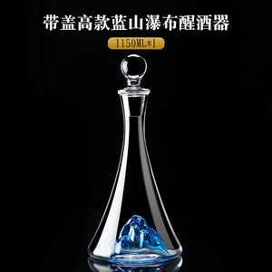 Glass Quick Decanter Light Luxury Waterfall Wine Red Wine Filter Household European Creative Wine Dispenser Wine Bottle acacuss