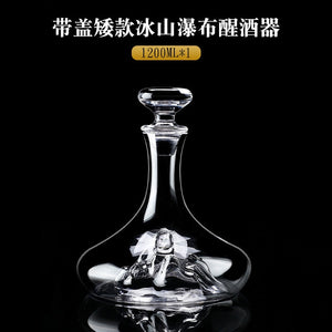 Glass Quick Decanter Light Luxury Waterfall Wine Red Wine Filter Household European Creative Wine Dispenser Wine Bottle acacuss