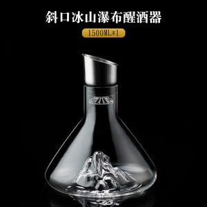 Glass Quick Decanter Light Luxury Waterfall Wine Red Wine Filter Household European Creative Wine Dispenser Wine Bottle acacuss