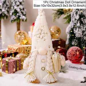 Gnome Christmas Faceless Doll Merry Christmas Decorations For Home 2023 Cristmas Ornament Xmas Navidad Natal Gifts New Year 2024 acacuss