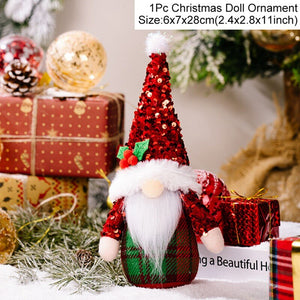Gnome Christmas Faceless Doll Merry Christmas Decorations For Home 2023 Cristmas Ornament Xmas Navidad Natal Gifts New Year 2024 acacuss