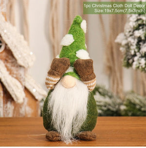 Gnome Christmas Faceless Doll Merry Christmas Decorations For Home Cristmas Ornament Xmas Navidad Natal New Year 2024 acacuss