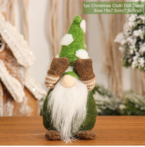 Gnome Christmas Faceless Doll Merry Christmas Decorations For Home Cristmas Ornament Xmas Navidad Natal New Year 2024 acacuss