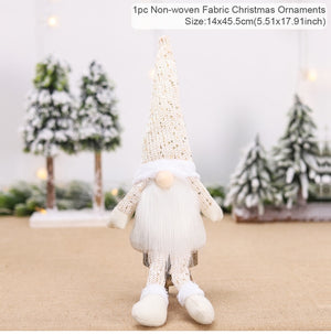 Gnome Christmas Faceless Doll Merry Christmas Decorations For Home Cristmas Ornament Xmas Navidad Natal New Year 2024 acacuss