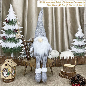 Gnome Christmas Faceless Doll Merry Christmas Decorations For Home Cristmas Ornament Xmas Navidad Natal New Year 2024 acacuss