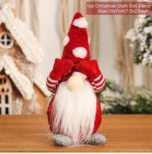 Gnome Christmas Faceless Doll Merry Christmas Decorations For Home Cristmas Ornament Xmas Navidad Natal New Year 2024 acacuss