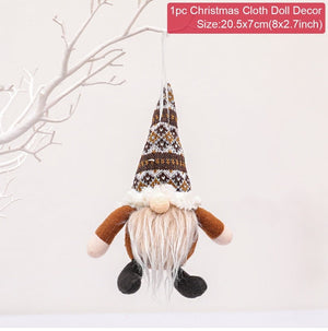 Gnome Christmas Faceless Doll Merry Christmas Decorations For Home Cristmas Ornament Xmas Navidad Natal New Year 2024 acacuss
