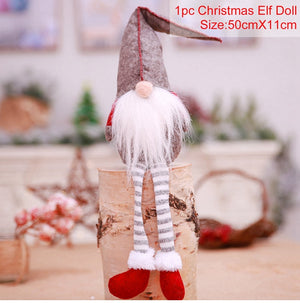 Gnome Christmas Faceless Doll Merry Christmas Decorations For Home Cristmas Ornament Xmas Navidad Natal New Year 2024 acacuss