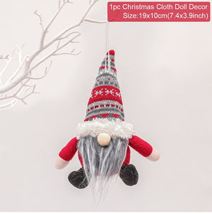 Gnome Christmas Faceless Doll Merry Christmas Decorations For Home Cristmas Ornament Xmas Navidad Natal New Year 2024 acacuss