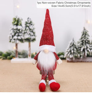 Gnome Christmas Faceless Doll Merry Christmas Decorations For Home Cristmas Ornament Xmas Navidad Natal New Year 2024 acacuss