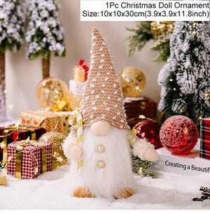 Gnome Christmas Faceless Doll Merry Christmas Decorations for Home Christmas Ornament Xmas Navidad Noel Gifts New Year 2024 acacuss