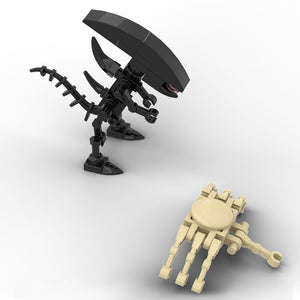 Gobricks Alien and Face Hugger Building Block Collectible Model Toy Mini Action Figure Classic Bricks Toys For Kids Gift acacuss