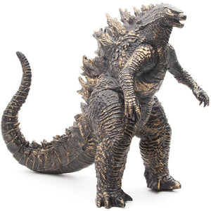 Godzilla Movie King Of The Monsters Black Gold Godzilla Action Figure Anime Model 23cm PVC Movable Joints Dinosaur Kid Gift Toys acacuss