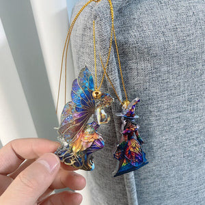 Gorgeous Witch Car Hangings Halloween Christmas Tree Hangings Home Decoration Doll DIY Pendant Ornaments Halloween Figurine acacuss
