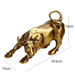 Graffiti Charging Bull Statue Resin Miami Animal Feng Shui Art Modern Sculpture Home Living Room Decoration Office Figurine Gift acacuss